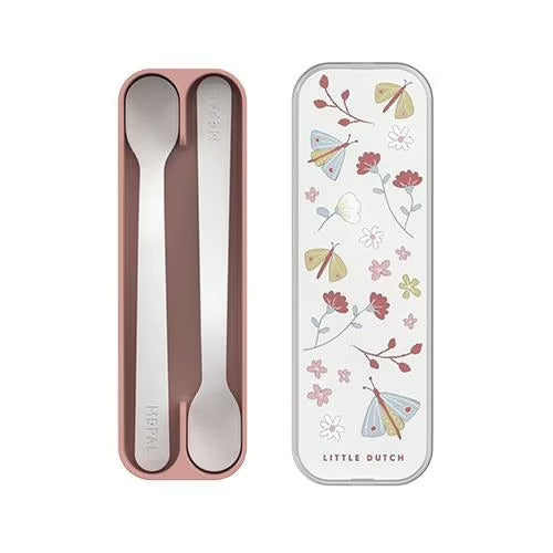 Set de 2 Colheres | Longas | Flowers & Butterflies
