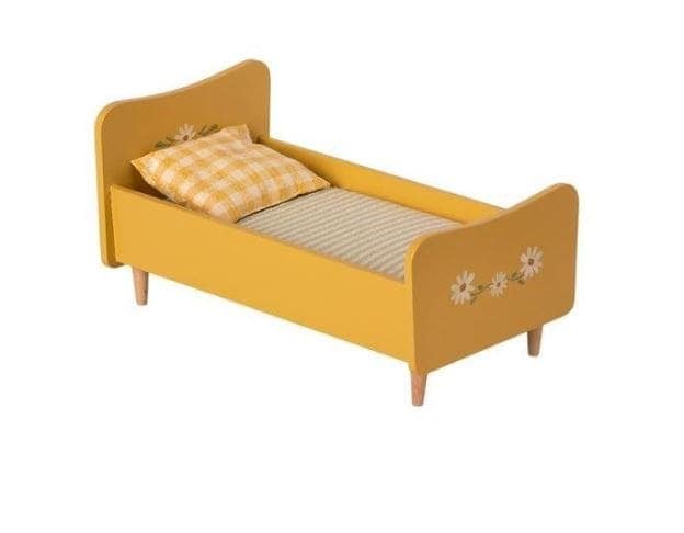 Wooden bed  |  Mini  |  Yellow