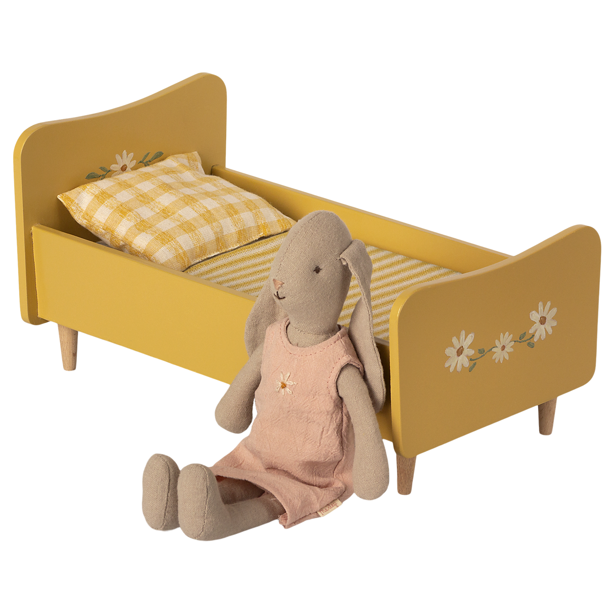 Cama de Madeira Mini – Yellow Maileg - imagem 3
