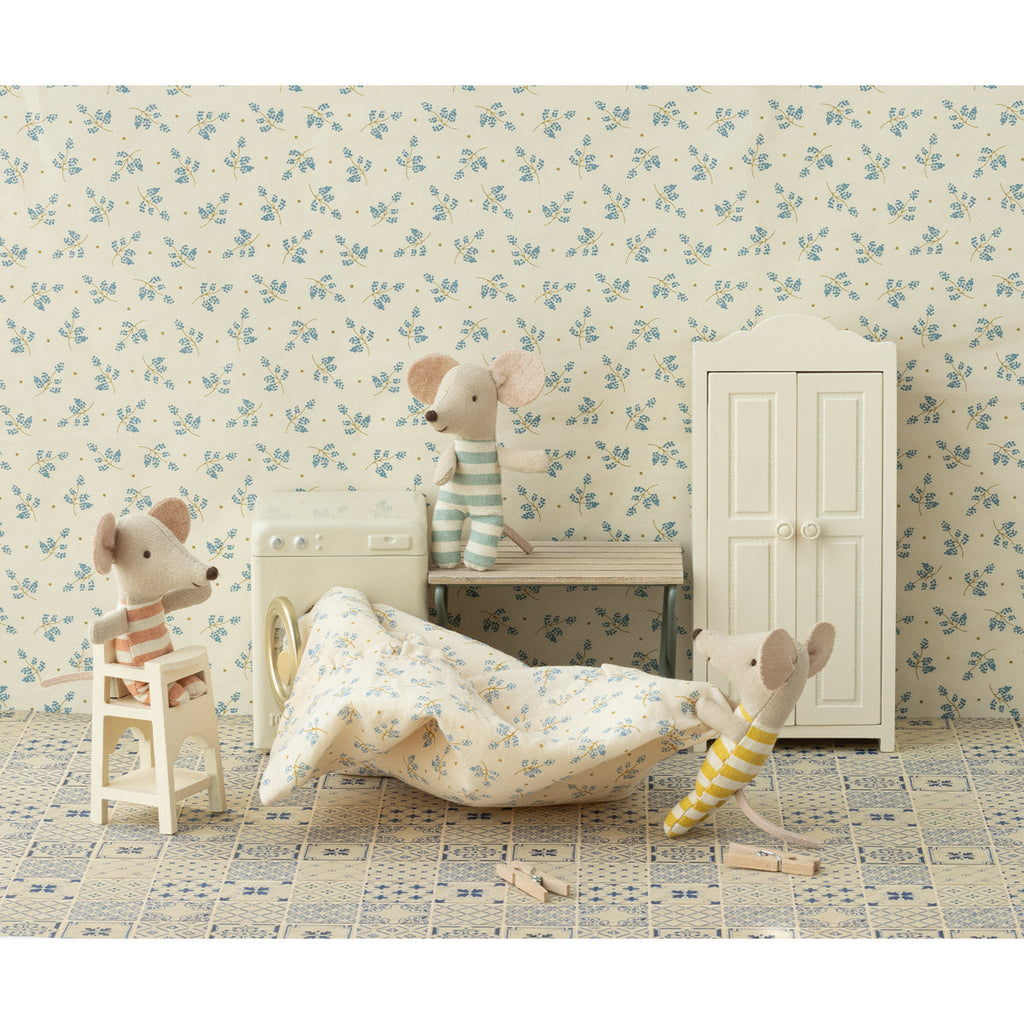 Cadeira Alta de Bebé para Ratinhos Off White Maileg - imagem 2