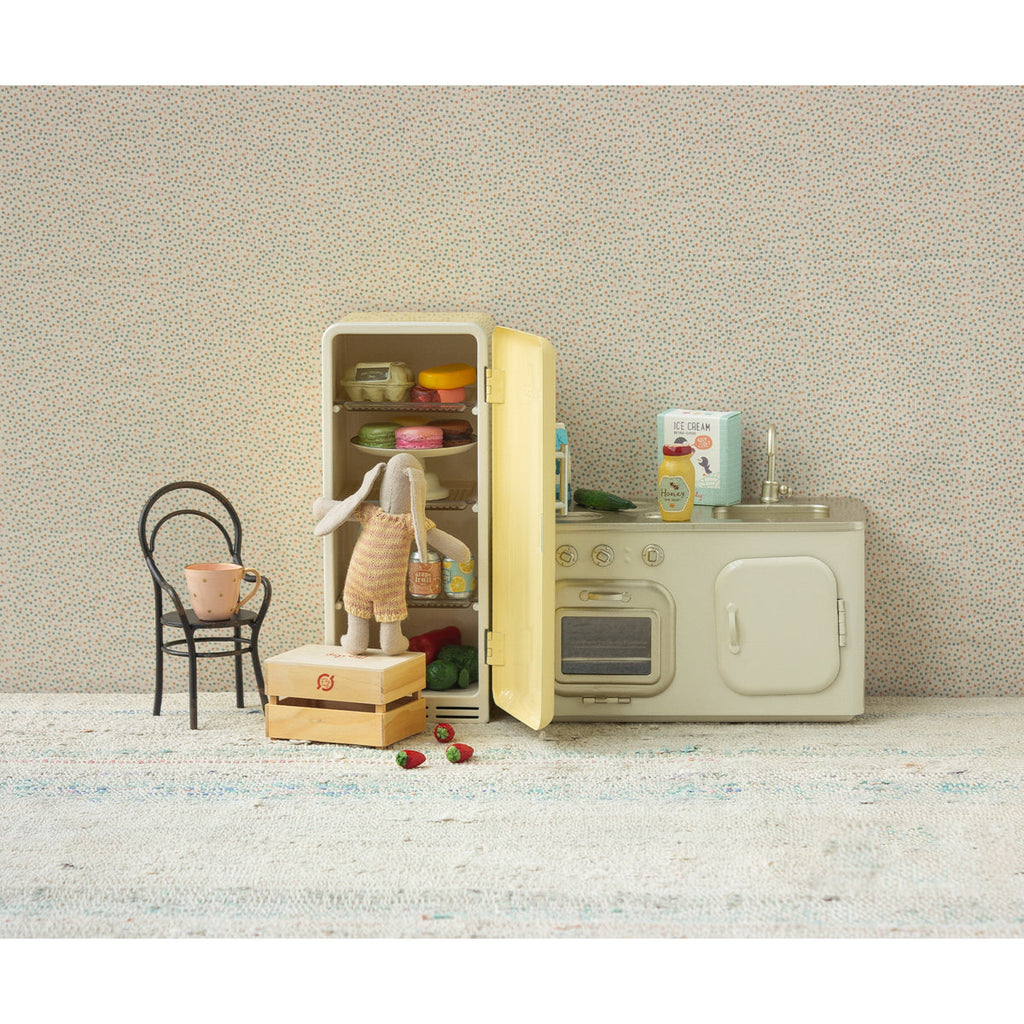 Frigorífico Miniature Yellow Maileg - imagem 3