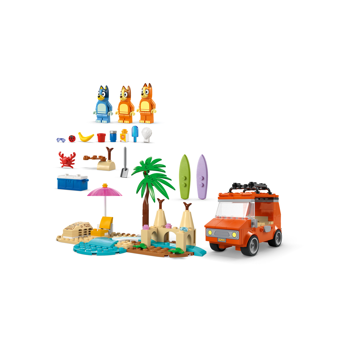 LEGO Bluey Viagem de Carro à Praia com a Família 11202 - imagem 4