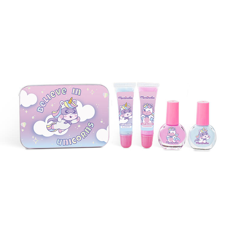 Conjunto de Maquilhagem com Lata Little Unicorn Martinelia - imagem 3