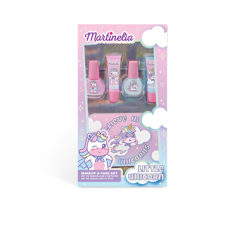 Conjunto de Maquilhagem com Lata Little Unicorn Martinelia - imagem 2