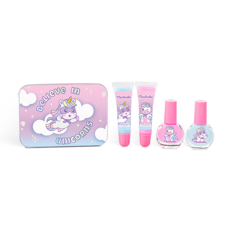 Conjunto de Maquilhagem com Lata Little Unicorn Martinelia - imagem 4