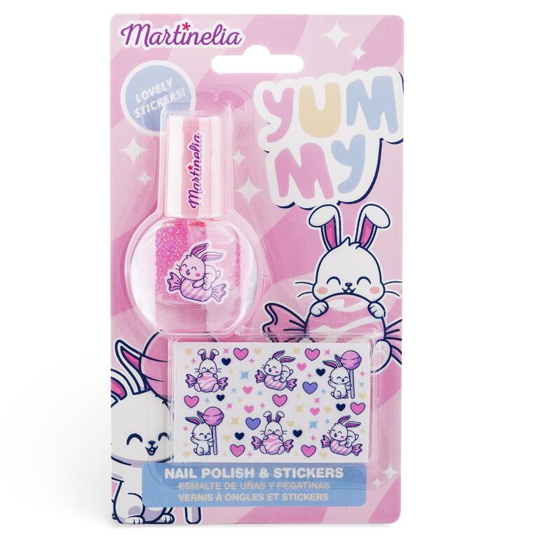Verniz e Autocolantes para Unhas Yummy Martinelia