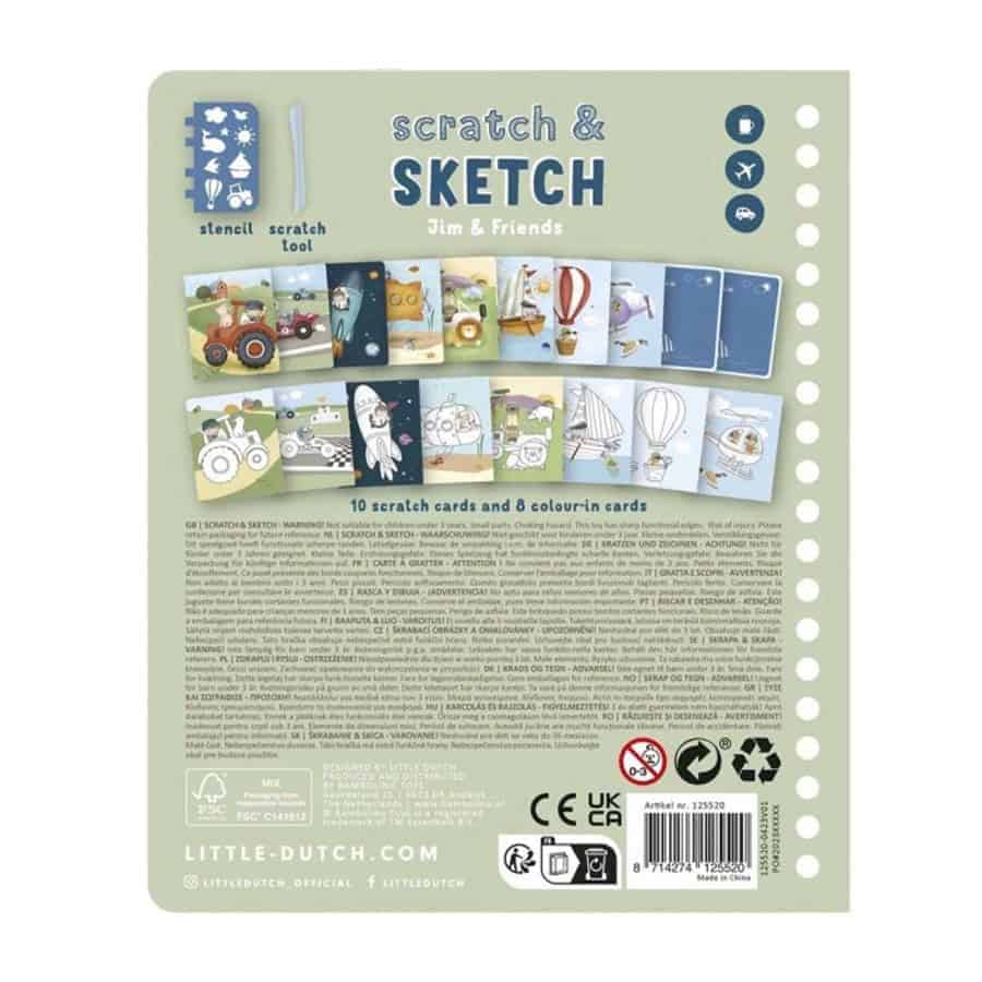 Livro | Scratch Book | Jim & Friends