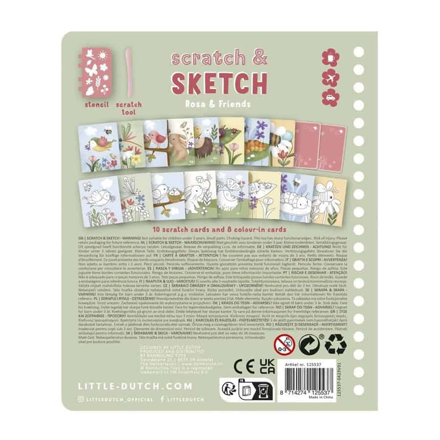 Livro | Scratch Book | Rosa & Friends