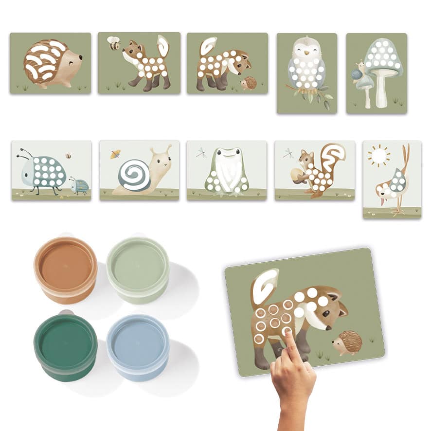 Set de Pintar com os Dedos | Forest Friends