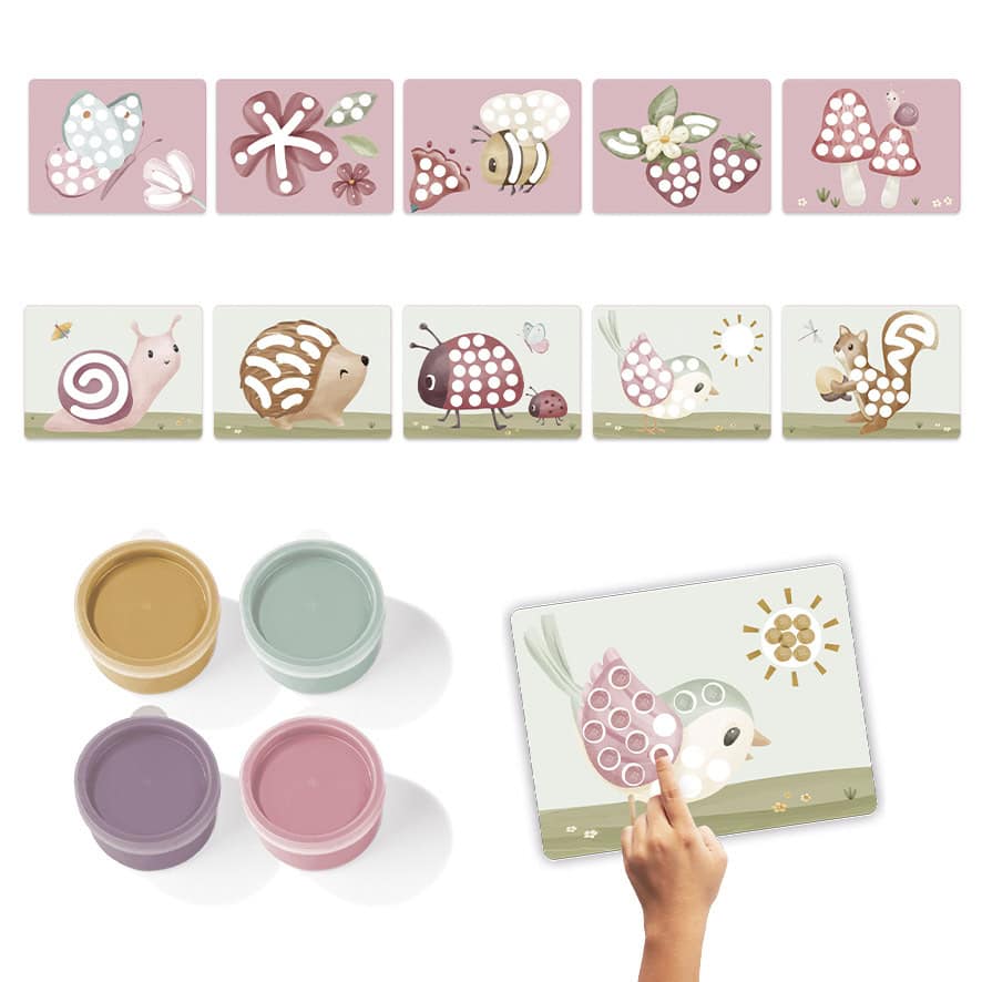 Set de Pintar com os Dedos | Fairy Garden