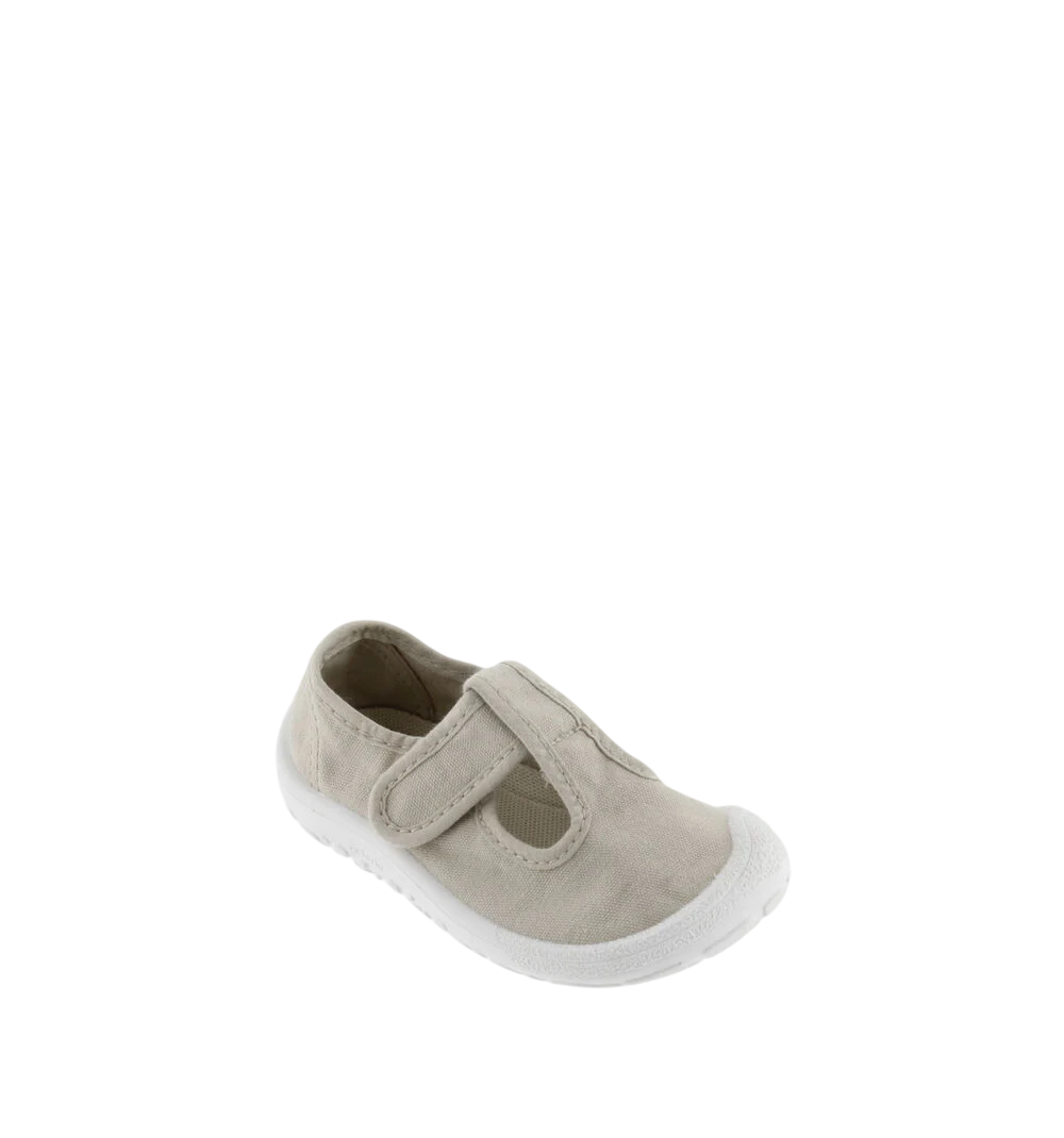 Sandália Barefoot | Lona | Cinza Gelo