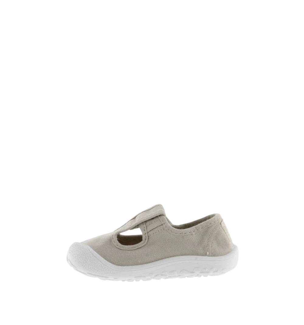 Sandália Barefoot | Lona | Cinza Gelo