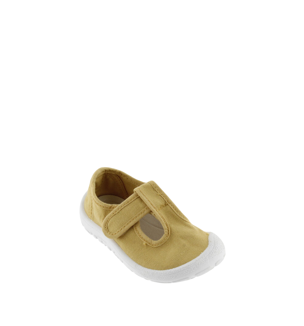 Sandália Barefoot | Lona | Amarelo Trigo