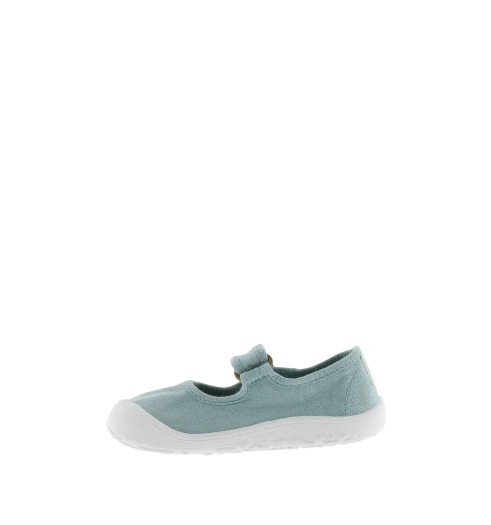Sandália Barefoot | Bailarina | Lona | Azul