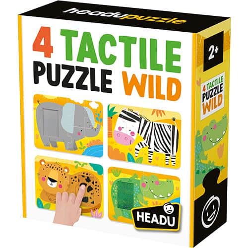 4 Puzzles | Tátil | Wild Animals