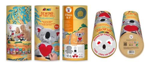 Sewing My First Doll | Koala with heart