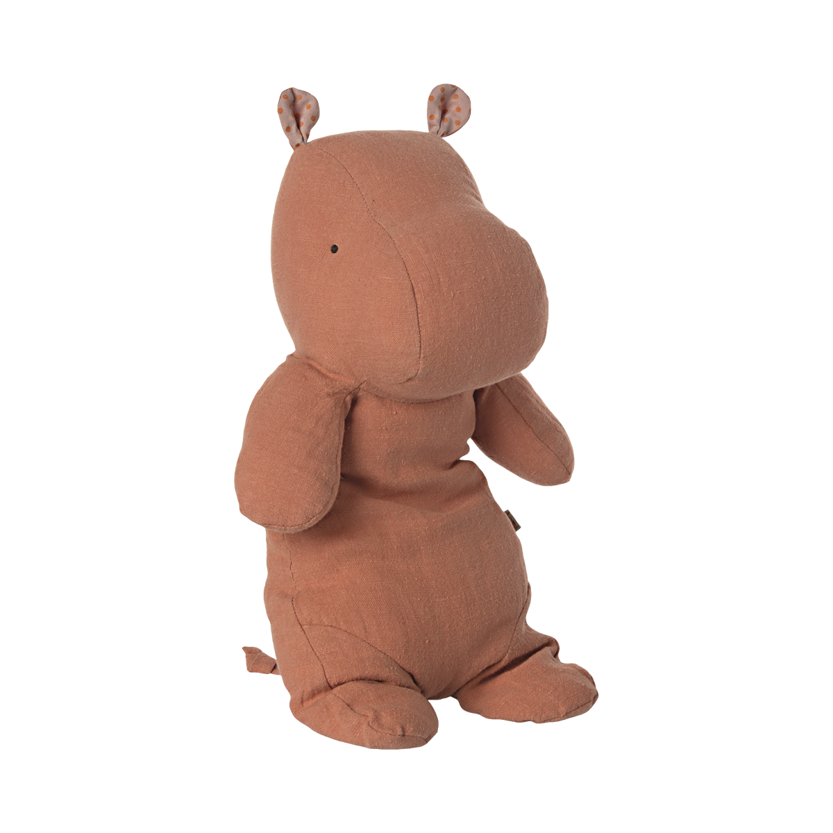 Hipopótamo de Peluche Safari Friends Medium Dusty Coral Maileg - imagem 3