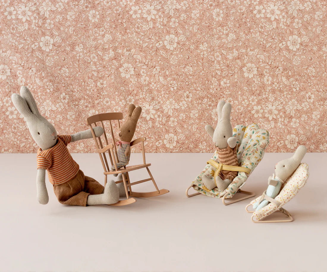 Rabbit | Light blue check