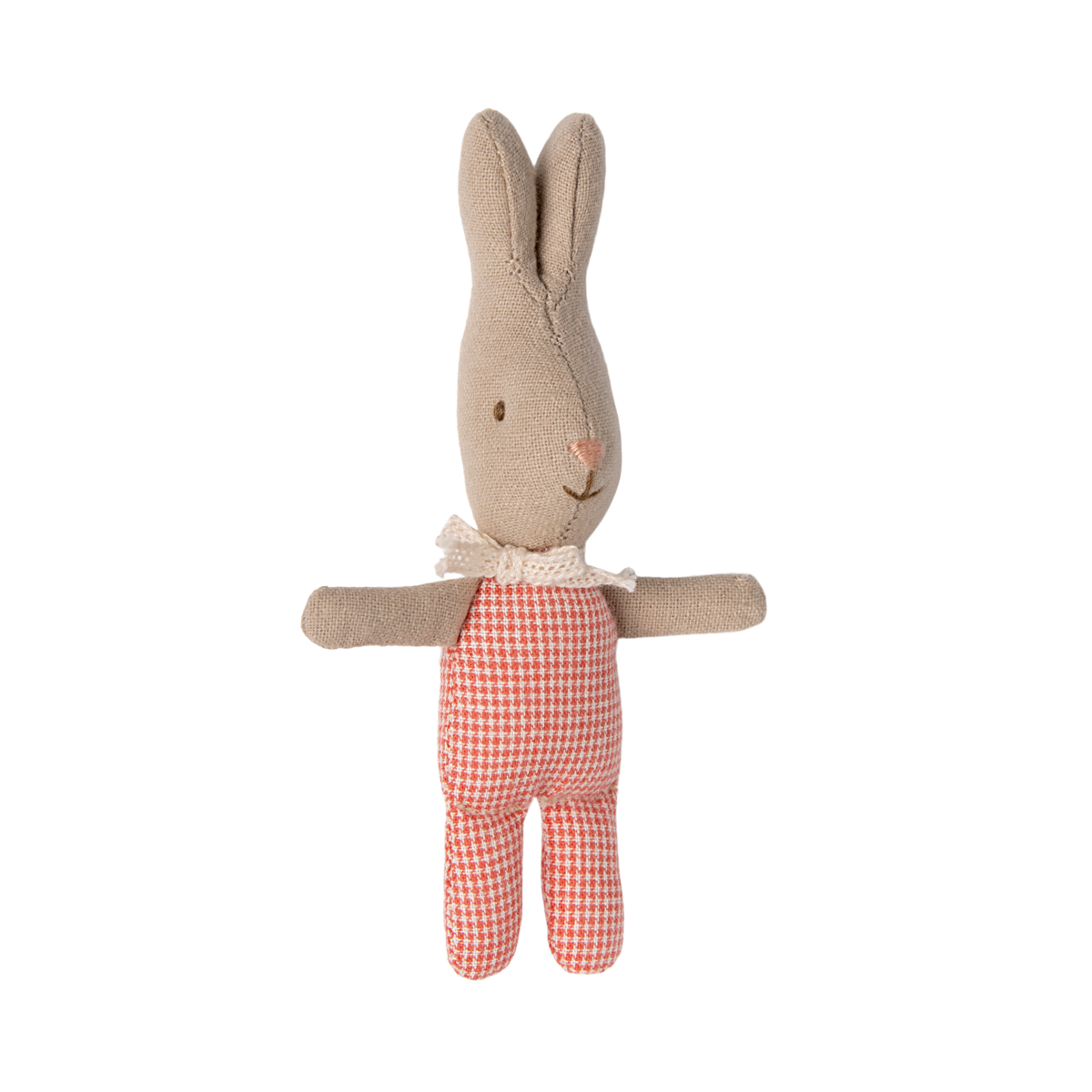 My Rabbit Coelhinho de Peluche Xadrez Vermelho Maileg