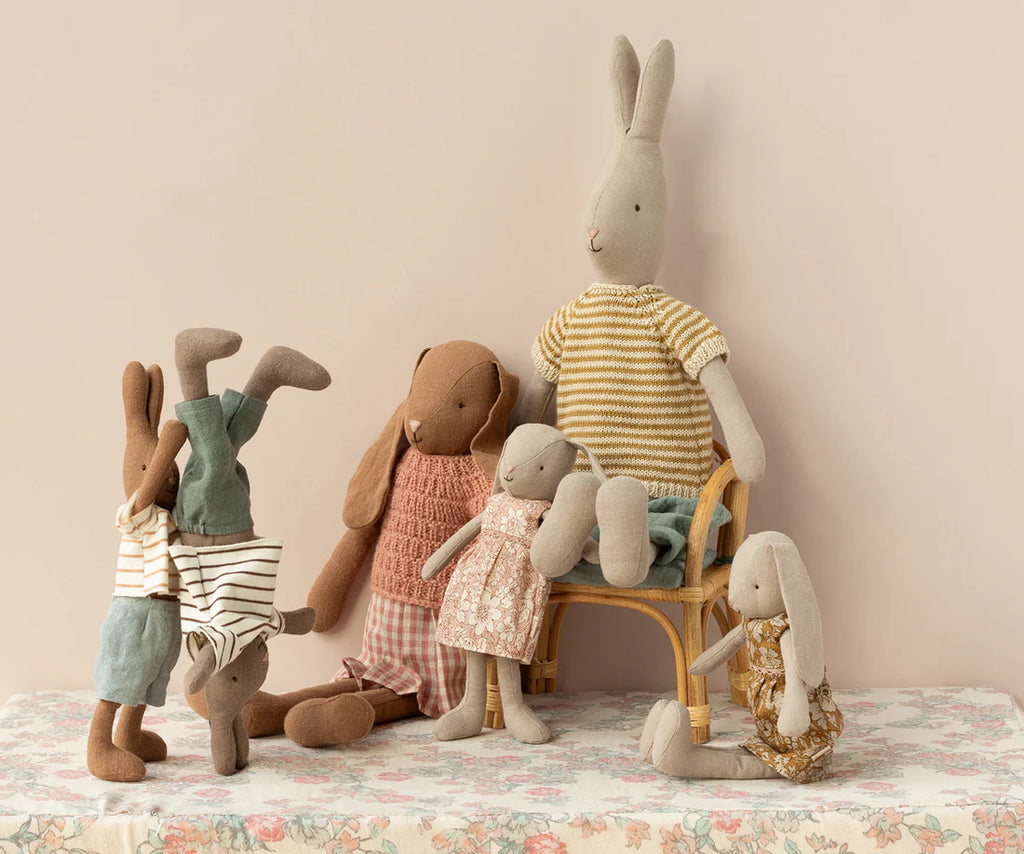 Rabbit | Size 2 | Brown | Striped blouse and pants