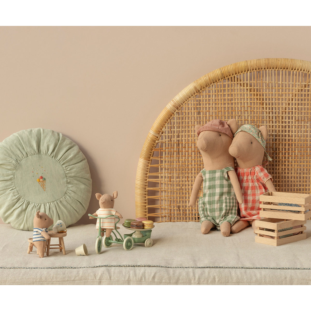 Porquinha de Peluche Girl Maileg - imagem 5