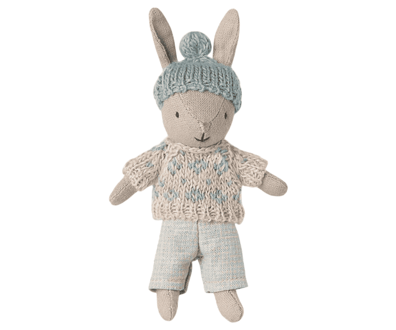 Winter Bunny | Maileg | Micro | Sand | Mint