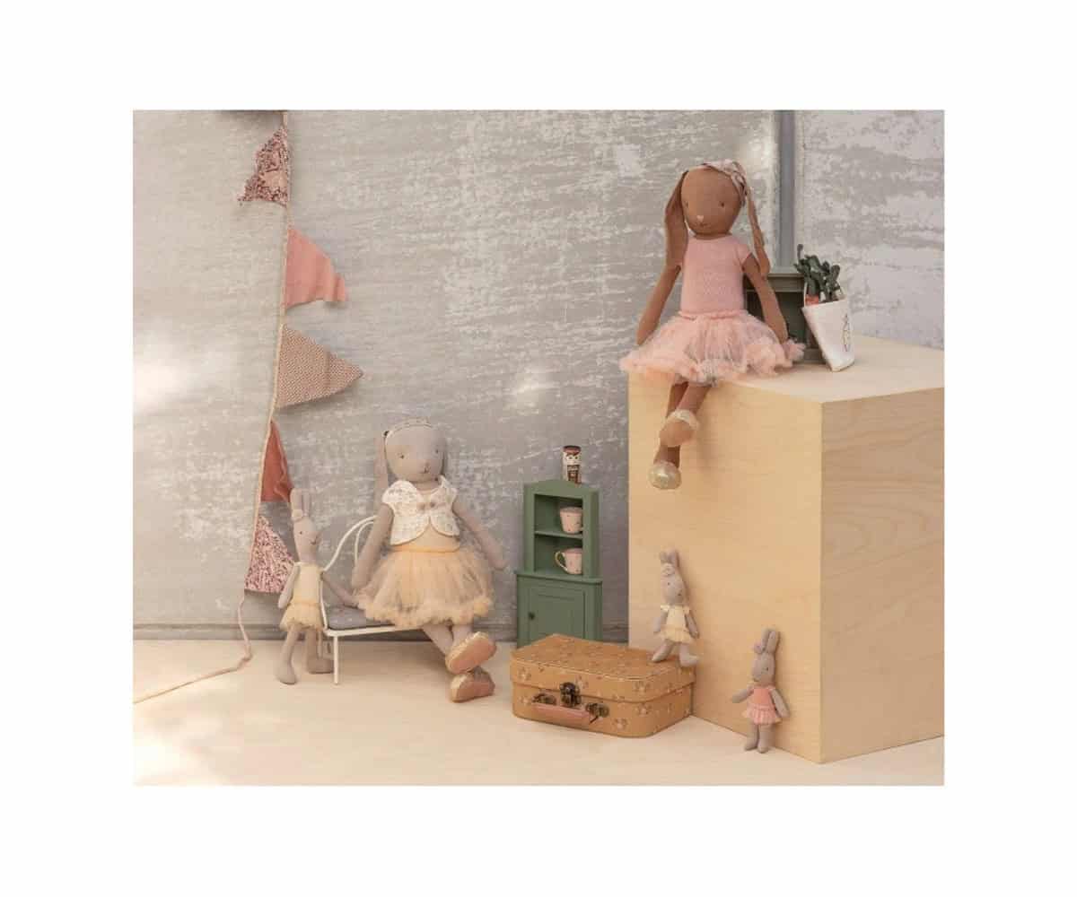 Bunny | Maileg | Size 3 | Classic | Ballet suit and skirt cream
