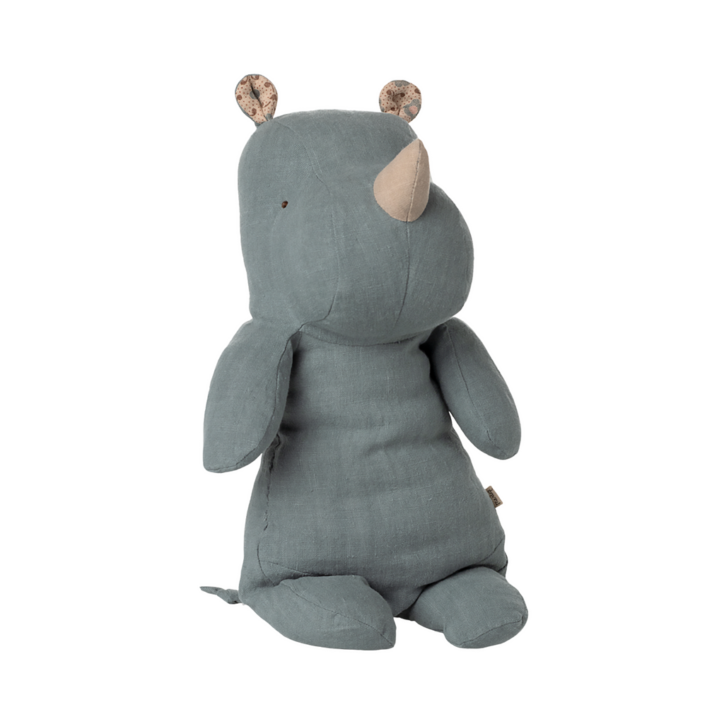 Rinoceronte de Peluche Médio Dusty Blue – Safari Friends Maileg