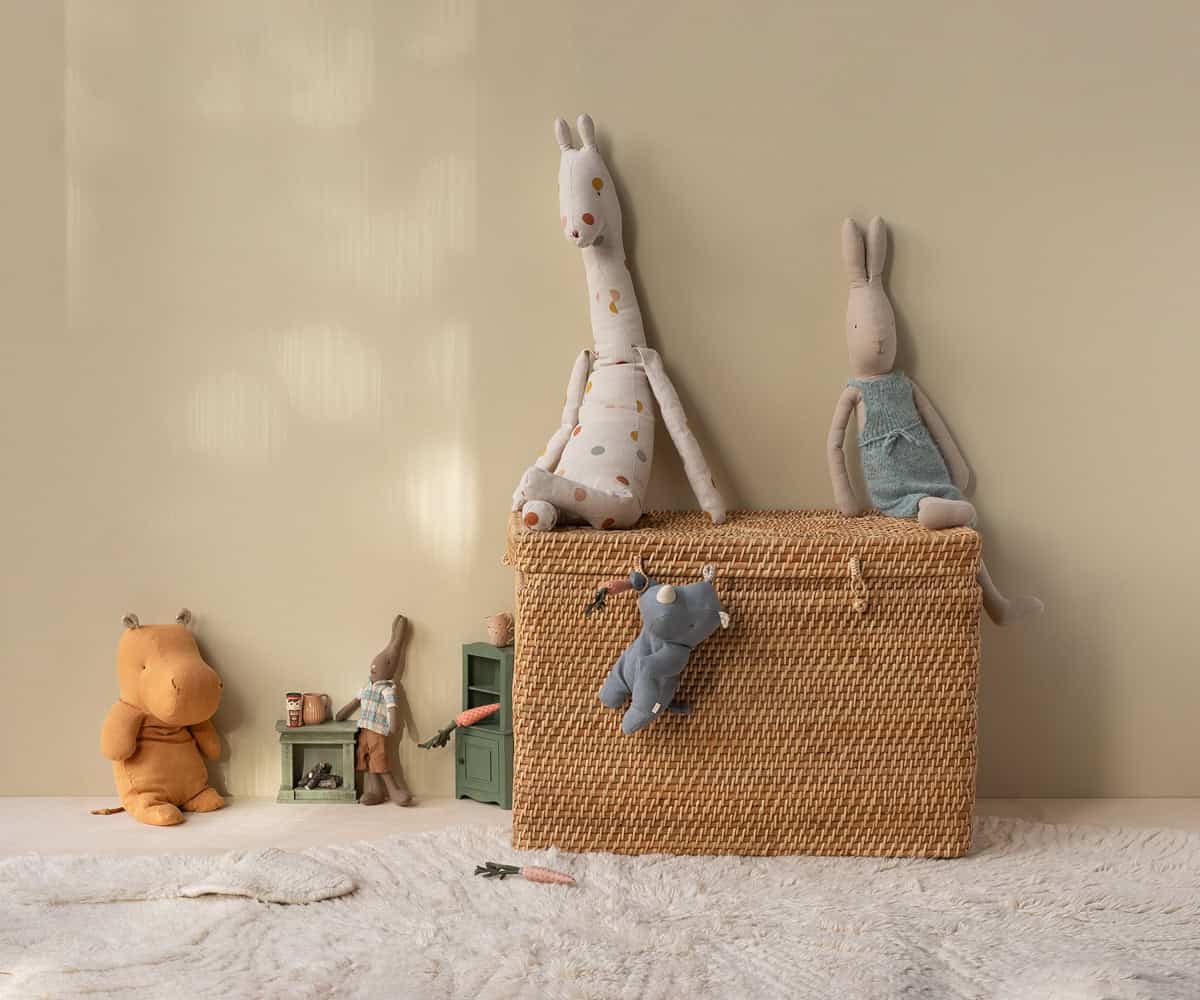 Safari Friends | Maileg | Rhino | Small | Dusty Blue