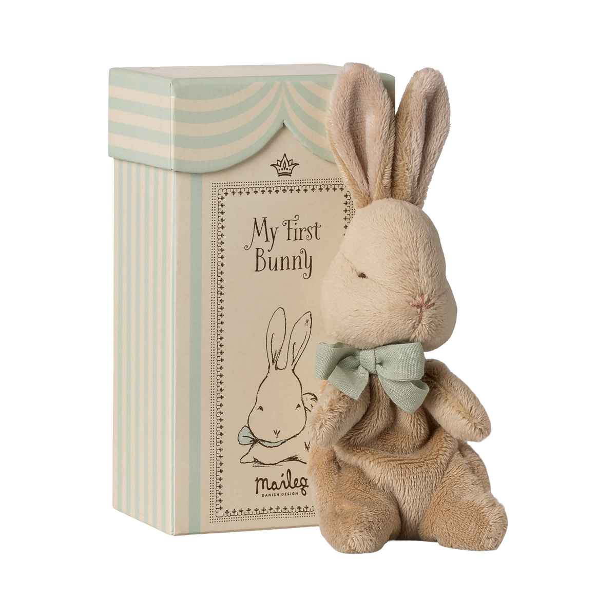 Coelhinho de Peluche My First Bunny Mint Maileg - imagem 4
