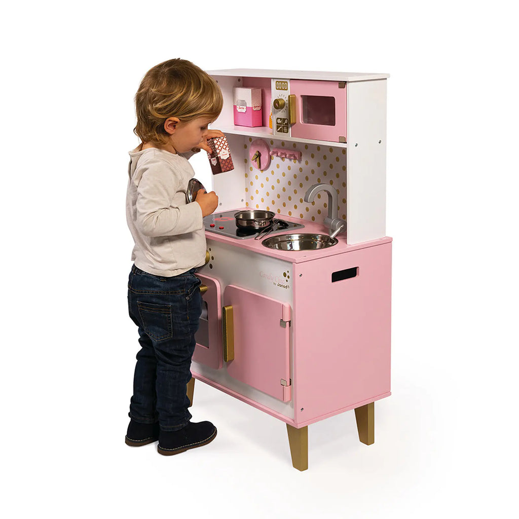 Cozinha de Madeira | Fogão | Rosa
