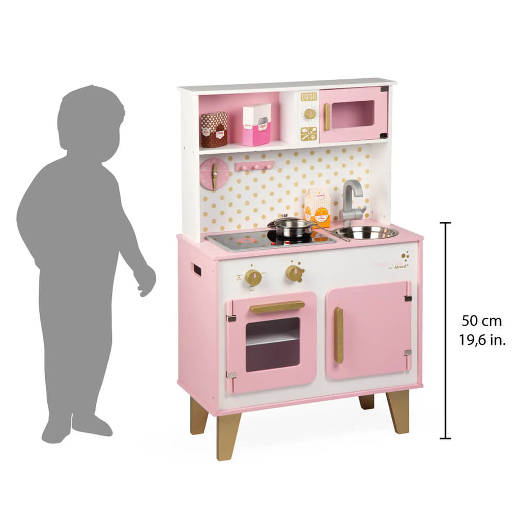 Cozinha de Madeira | Fogão | Rosa