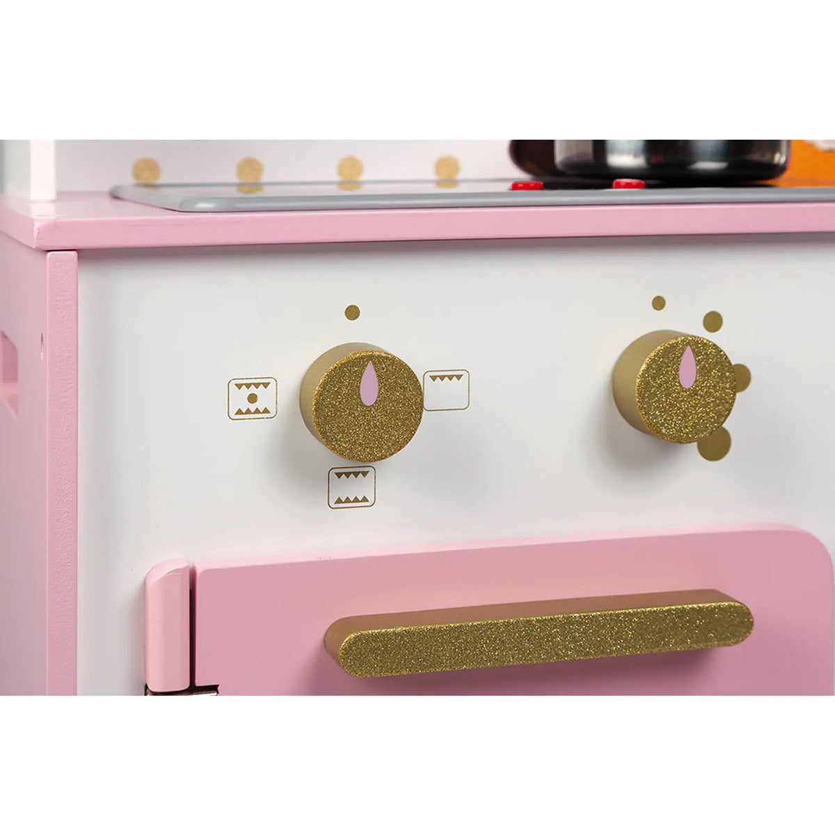 Cozinha de Madeira | Fogão | Rosa