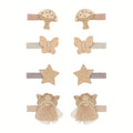 Pack 8 mini ganchos | Fairy | Pink Multi
