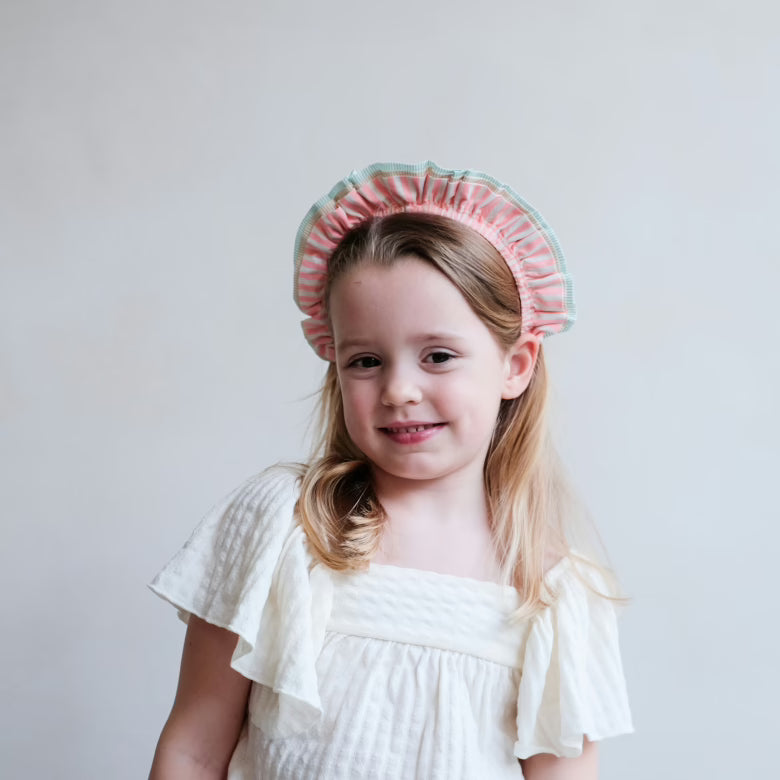 Bandolete | Stripe Ruffle | Pink Multi