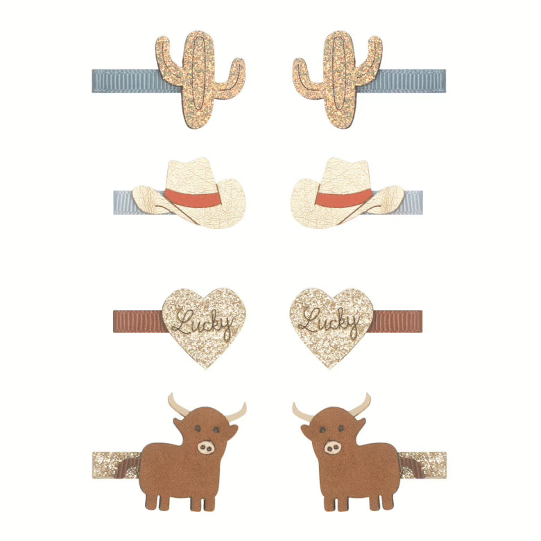 Pack 8 mini ganchos | Cowboy | Multi