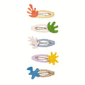 Pack 5 mini ganchos | Abstract Shape | Bright Multi