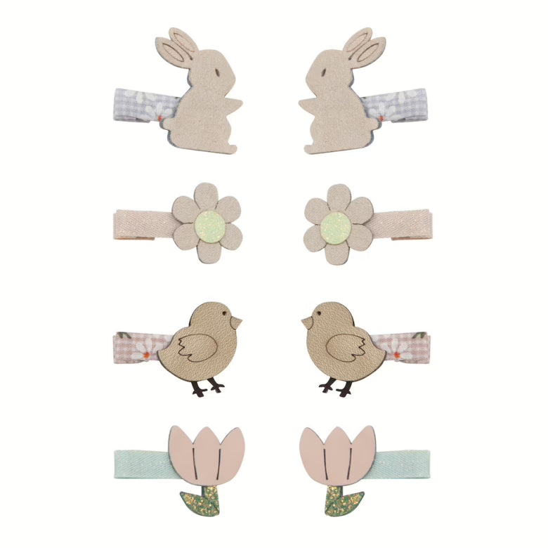 Pack 8 mini ganchos | Eastar Bunny | Pastels