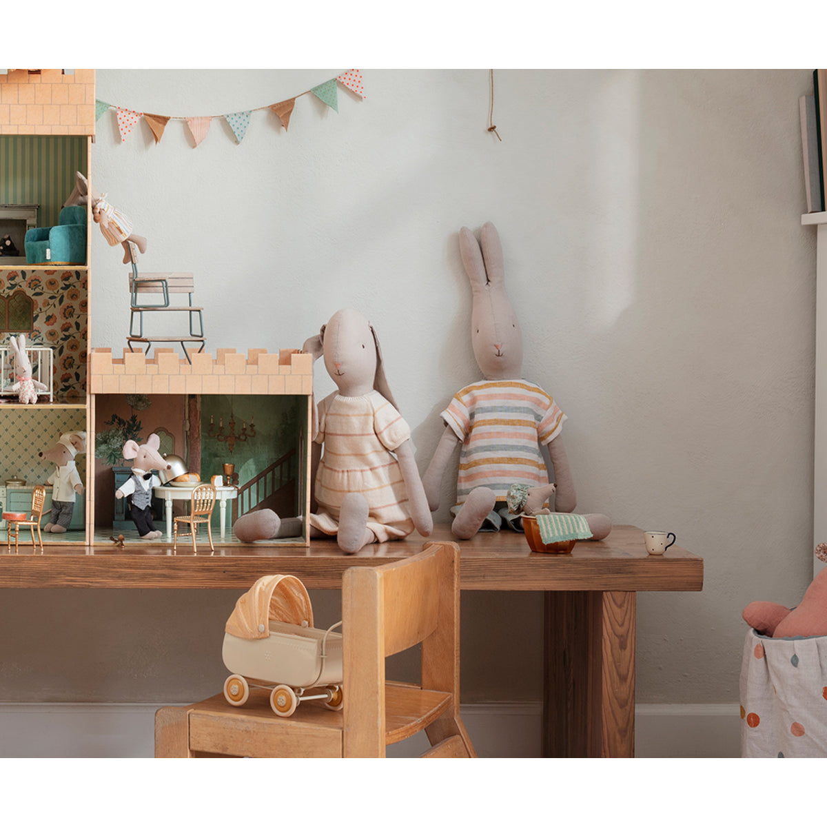 Ratinha Wellness Big Sister Mint Maileg - imagem 5