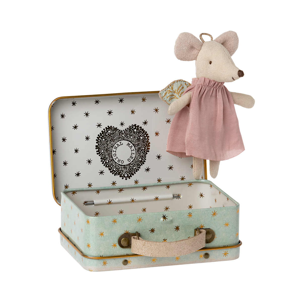 Ratinho Anjo na Mala Maileg - imagem 5