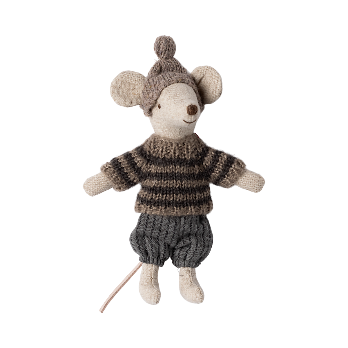 Ratinho de Inverno com Esquis Big Brother Grey Maileg - imagem 3