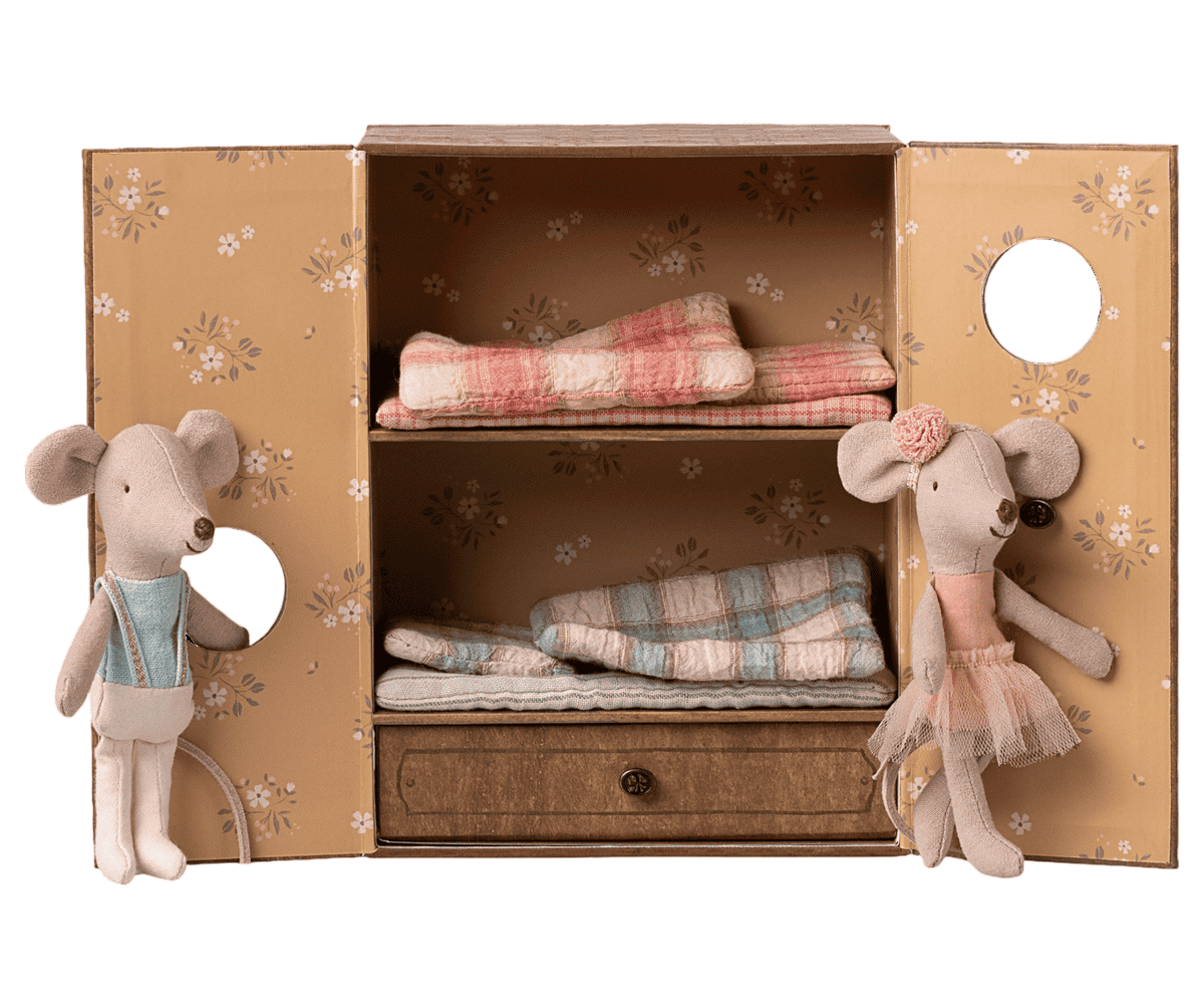 Ballet mice in dance studio | Maileg | Little sister and brother