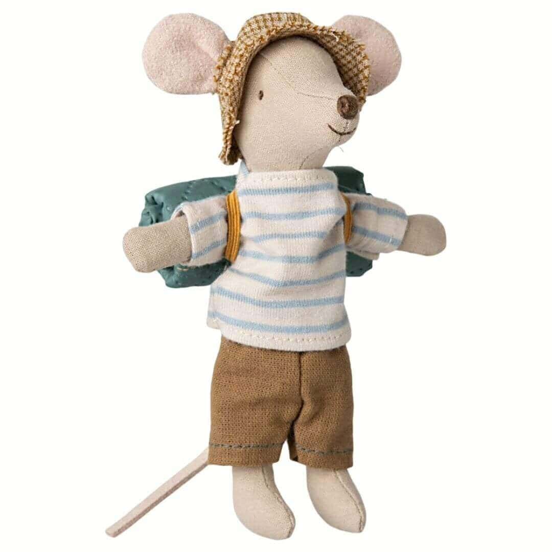 Hiker Mouse  |  Maileg  |  Big Brother  |  Stripes