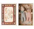 Twins | Maileg | Baby mice in matchbox | Checker