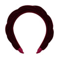 Bandolete | Oversize Twisted Velvet | Burgundy