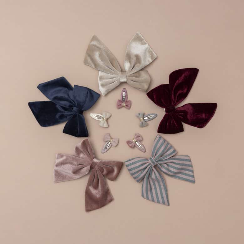 Pack 2 ganchos | Tartan Agnes Bow | Red