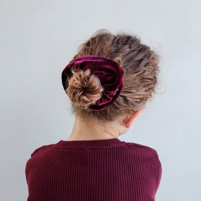 Pack 2 scrunchies | Giant Tartan | Red