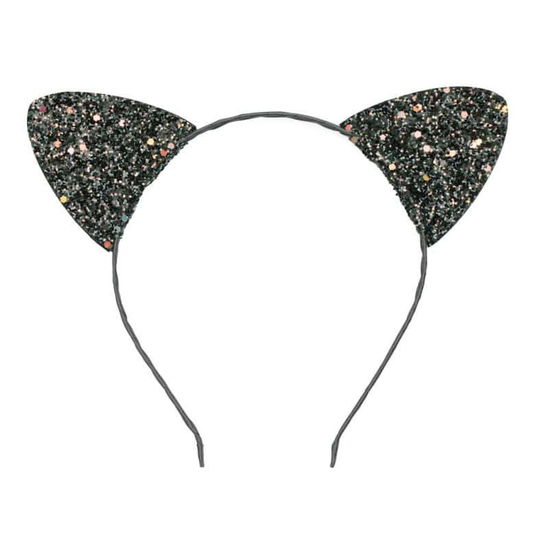 Cat Ears | Spooky Glitter | Black