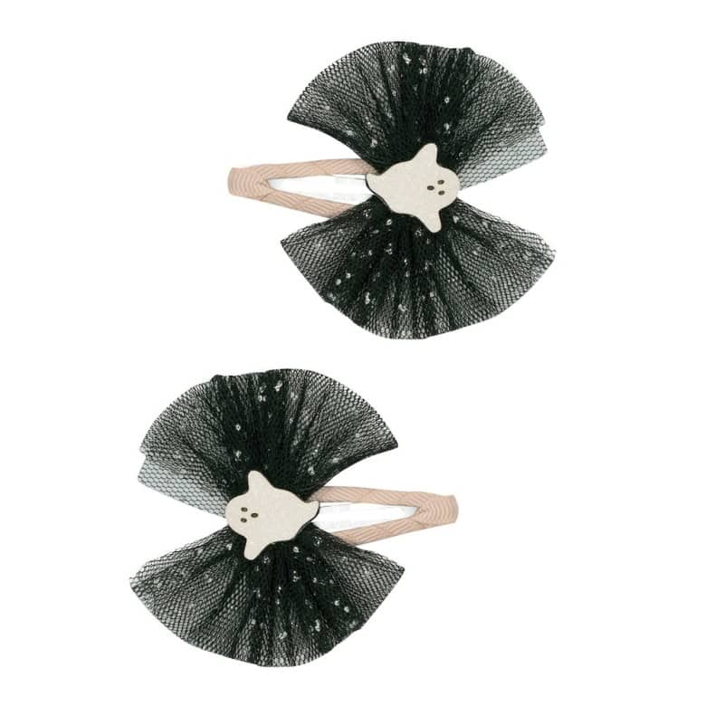 Pack 2 ganchos | Ghoulish Ghost Tulle | Black