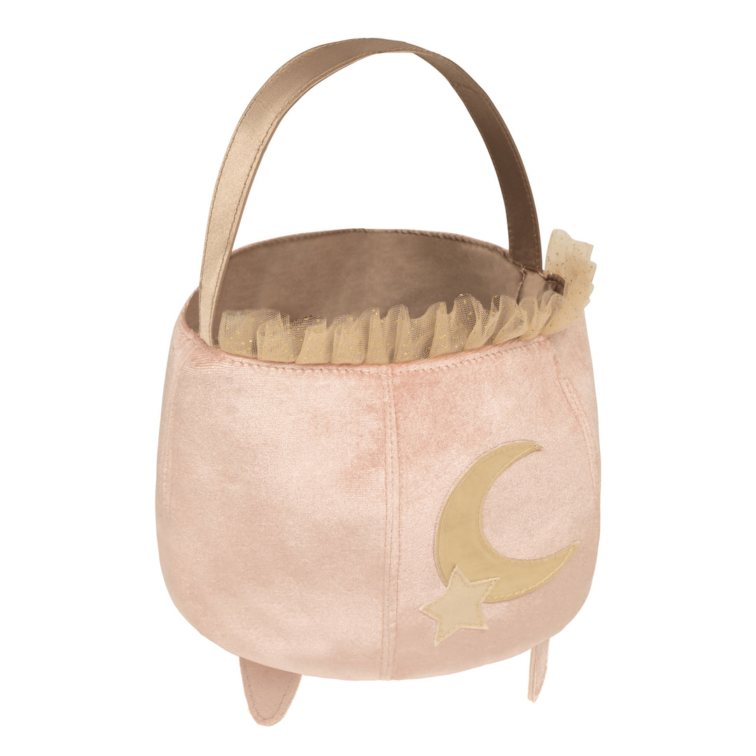 Saco Cauldron Trick Or Treat Pink Mimi&Lula - fundo branco